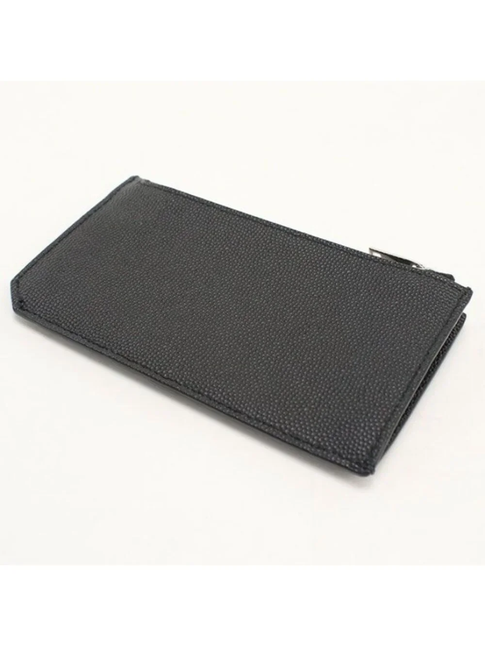 Saint Laurent Fragment Zip Pouch Coin Case Leather - Picture 2 of 6